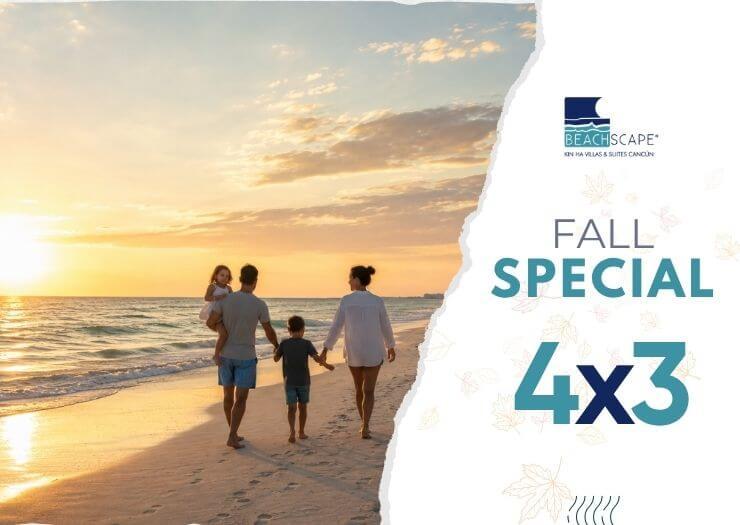 Fall Special – 4th Night Free Beachscape Kin Ha Villas & Suites Cancún Fall Special – 4th Night Free Beachscape Kin Ha Villas & Suites Cancún