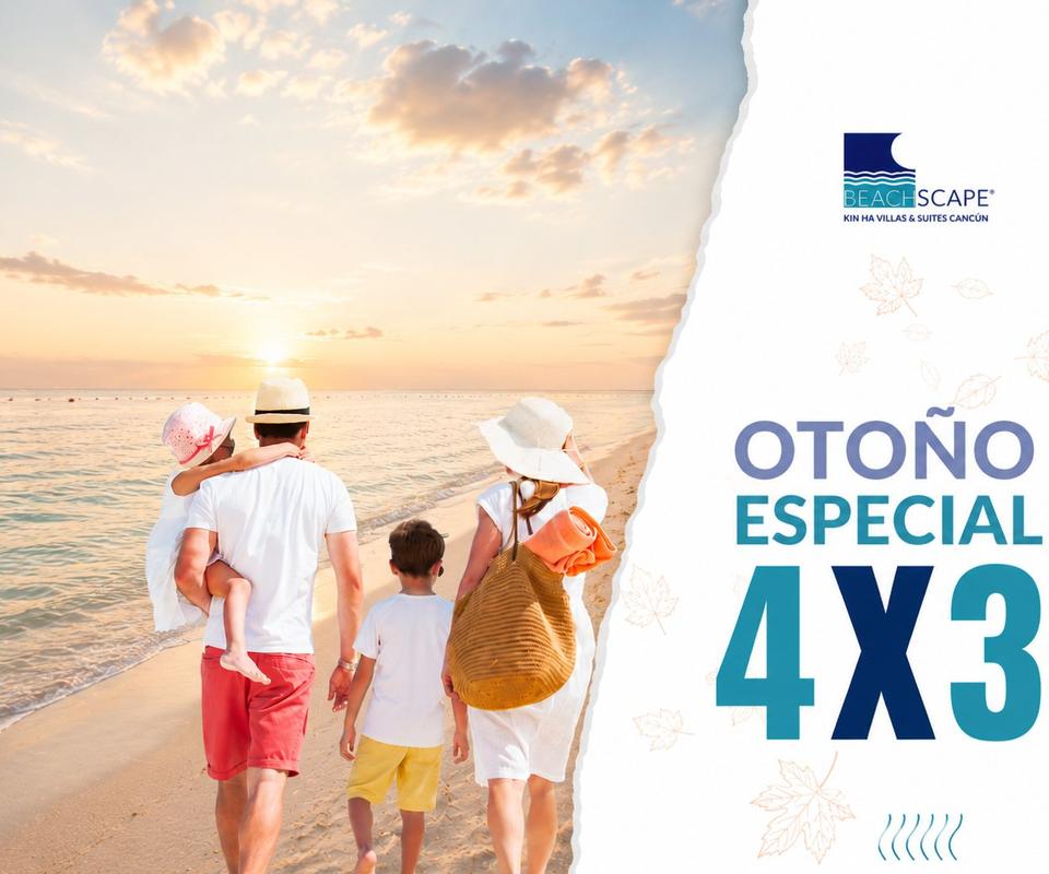 Otoño Especial – 4ª Noche Gratis Beachscape Kin Ha Villas & Suites Cancún Otoño Especial – 4ª Noche Gratis Beachscape Kin Ha Villas & Suites Cancún